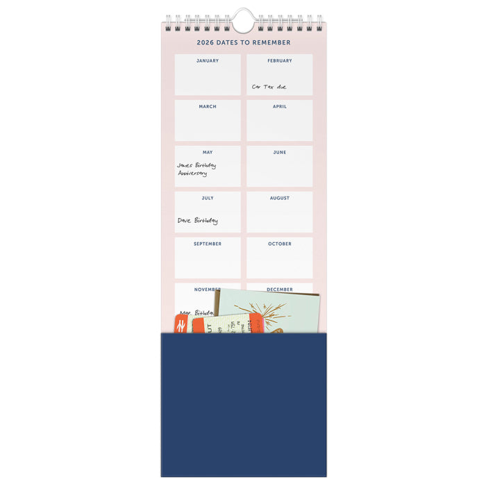 Slim Calendar 2025 Birds