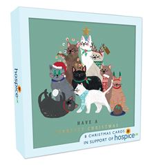 Christmas Cats - Box of 8 Charity Cards
