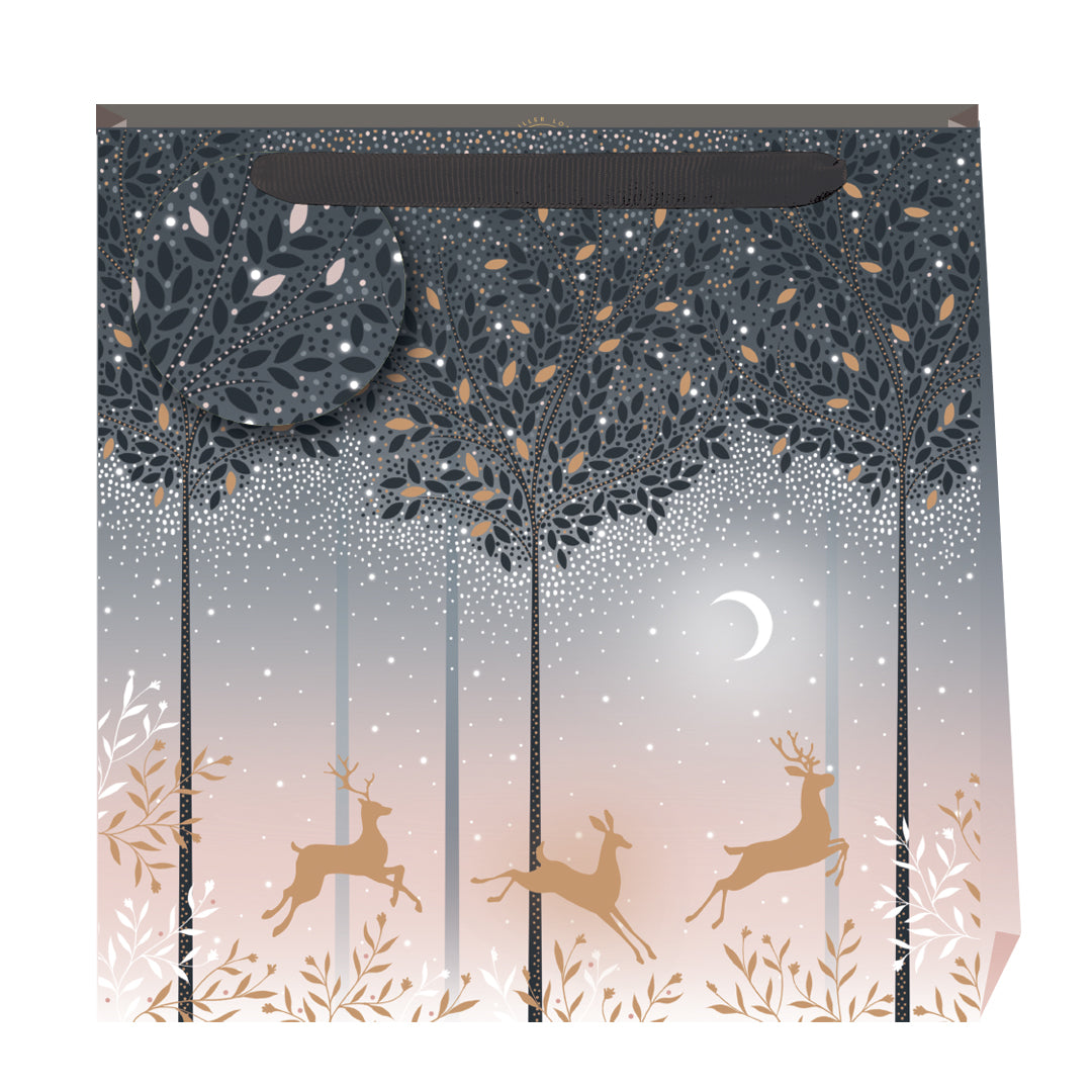 Sara Miller Prancing Deer Large Giftbag