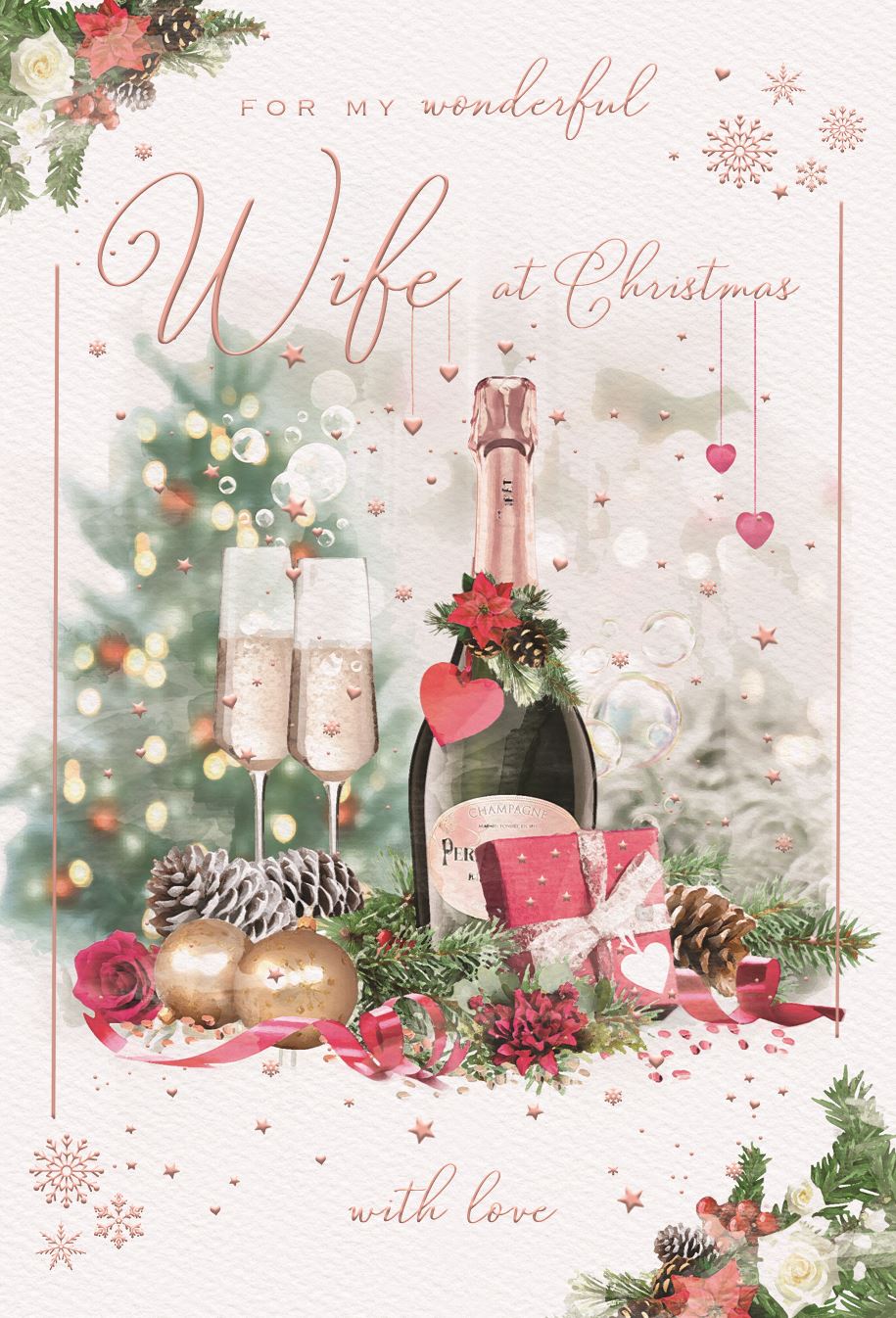 Christmas Wife Champagne