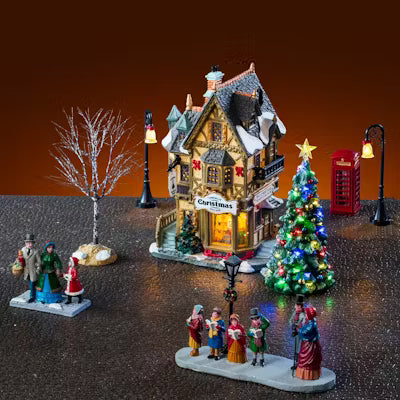 Lemax Tannenbaum Christmas Shoppe Set