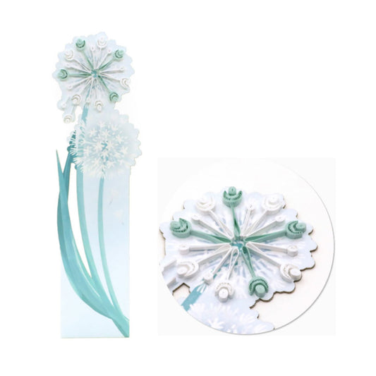 Dandelions Quilled Bookmark