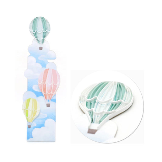 Hot Air Balloons Quilled Bookmark
