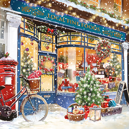 12 x Christmas Shopping Boxed Cards