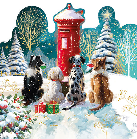 Doggies At Postbox x 10