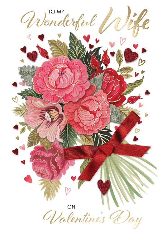 Wonderful Wife Bouquet Of Roses