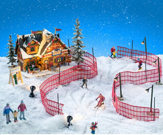 Lemax Apres-Ski Lodge Set