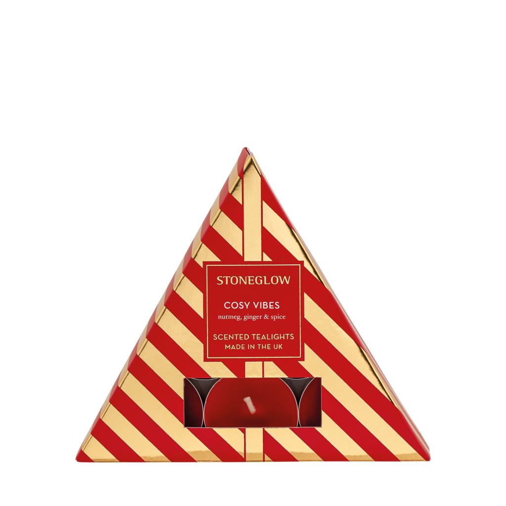 Cosy Vibes - Scented Tealight (Triangle)