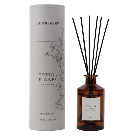 Stoneglow - The Walled Garden - Cotton Flower - Reed Diffuser