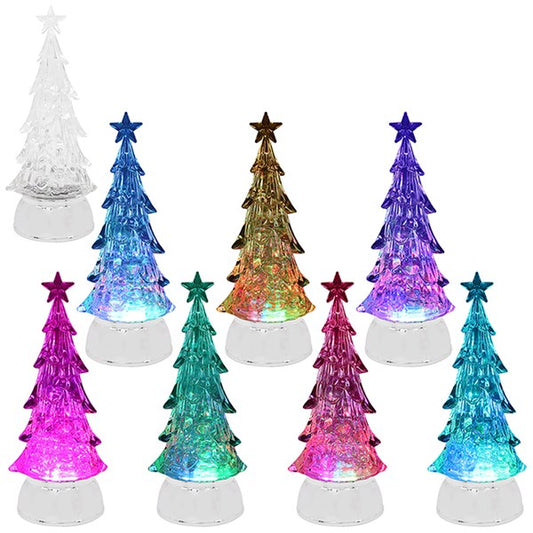 Glitter Light Up Xmas Tree Small