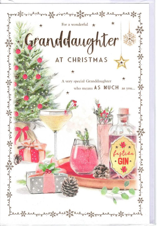 Granddaughter Gin At Christmas