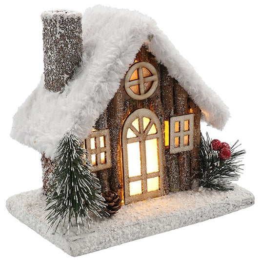 Xmas Forest House Arch Door LED