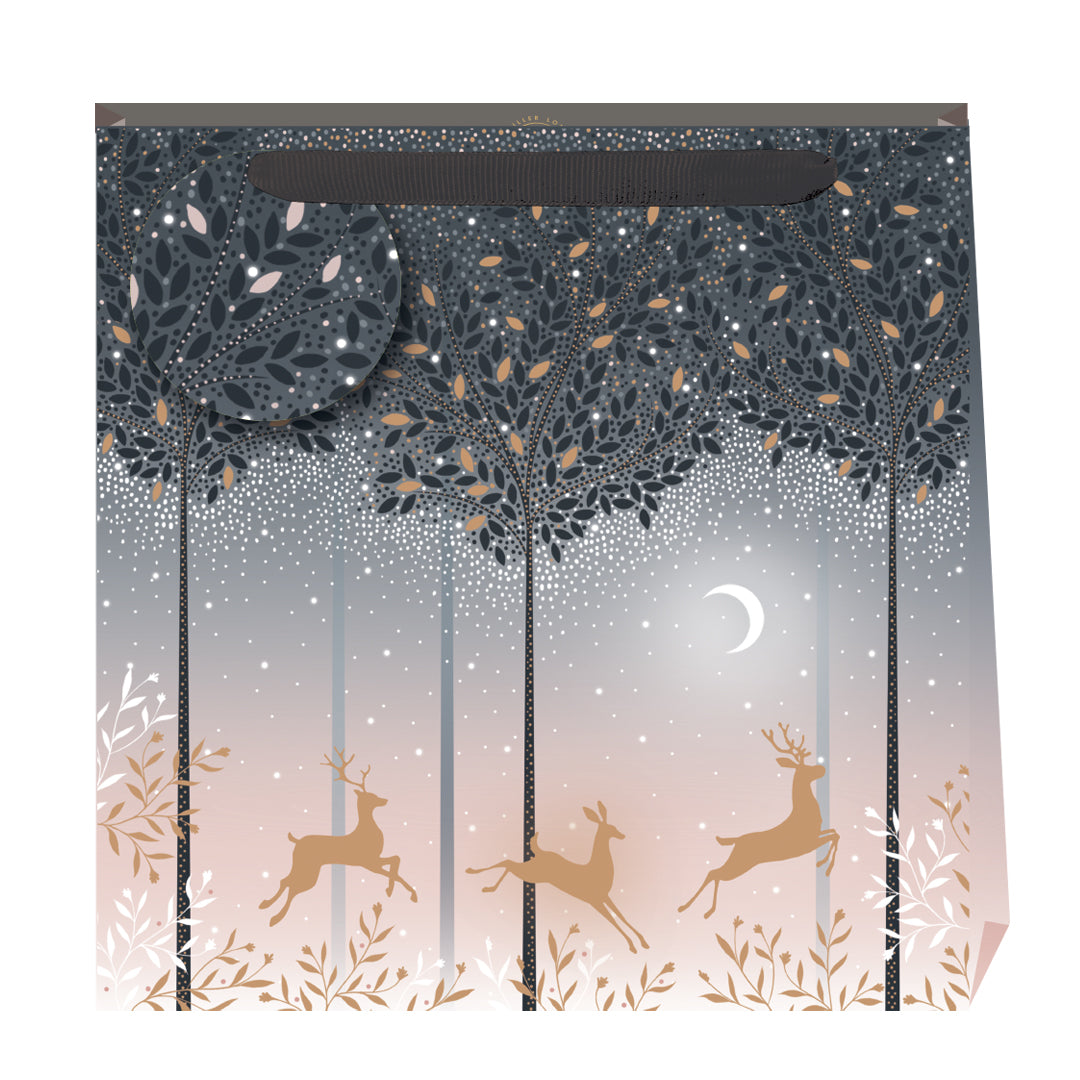 Sara Miller Prancing Deer Medium Giftbag