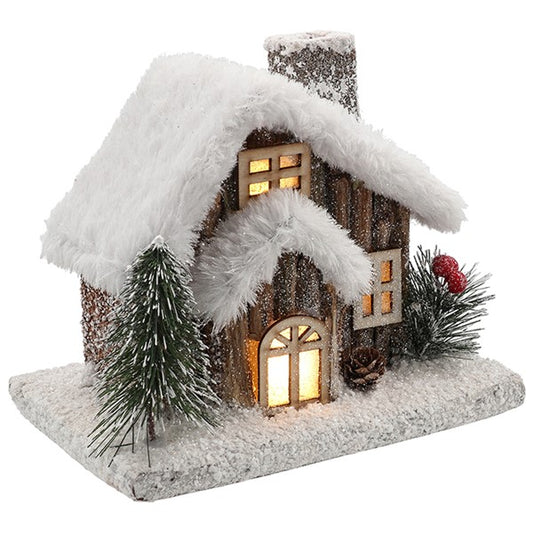 Christmas Forest Porch House LED