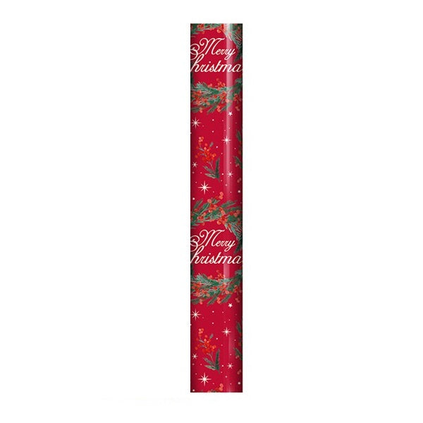 Red Mistletoe Gift Wrap 4m