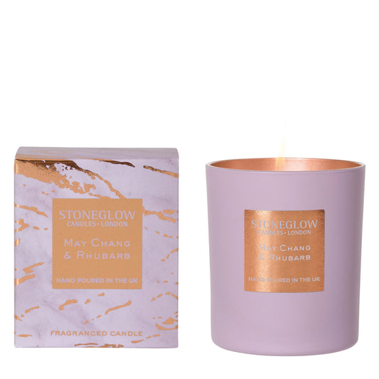 Stoneglow May Chang & Rhubarb Candle