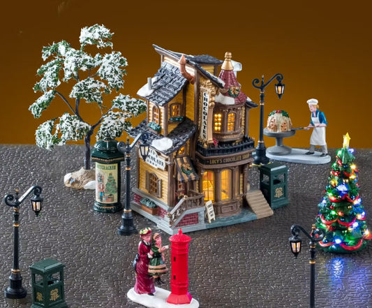 Lemax Lucy's Chocolate Shop Set