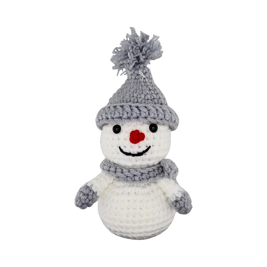 Xmas Snowman Hanging Crochet Decoration