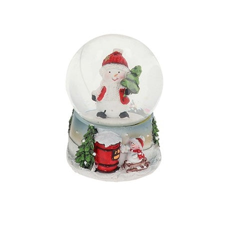 Snowman And Tree Snow Globe