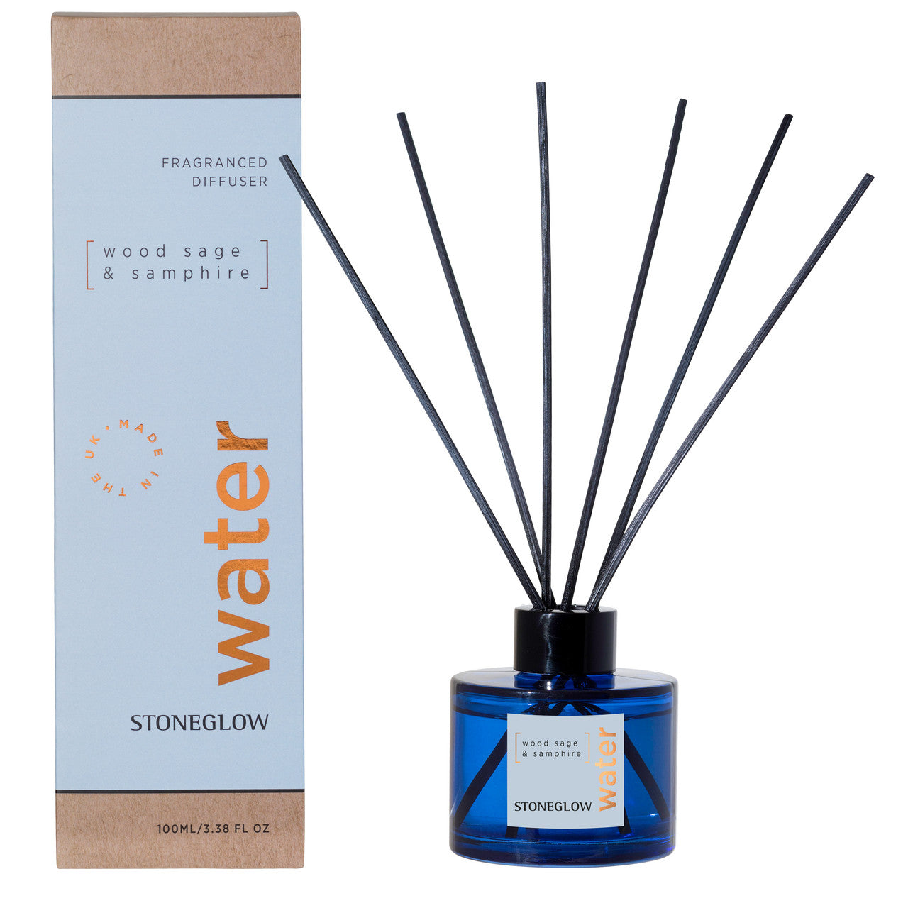 Stoneglow Water - Wood Sage & Samphire Diffuser