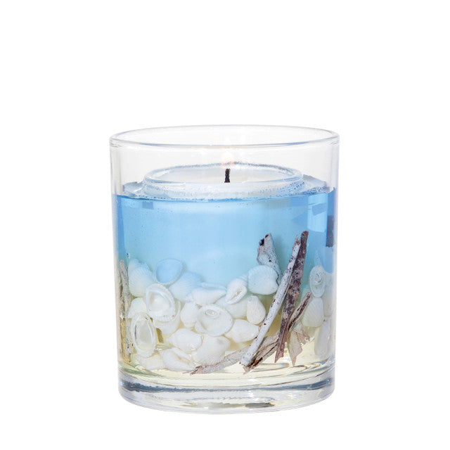 Stoneglow Water Wood Sage & Samphire Gel Wax Candle